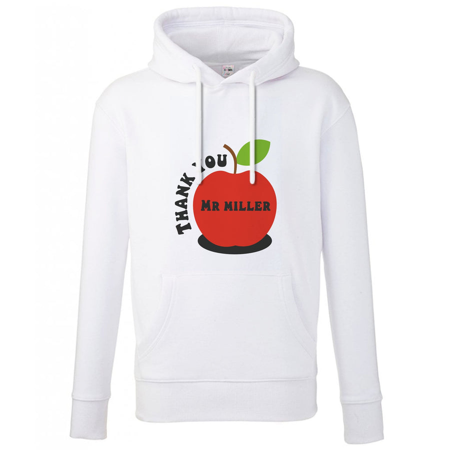 Apple - Personalised Teachers Gift Hoodie