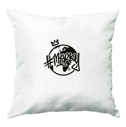 Hashtag Merky Globe Cushion