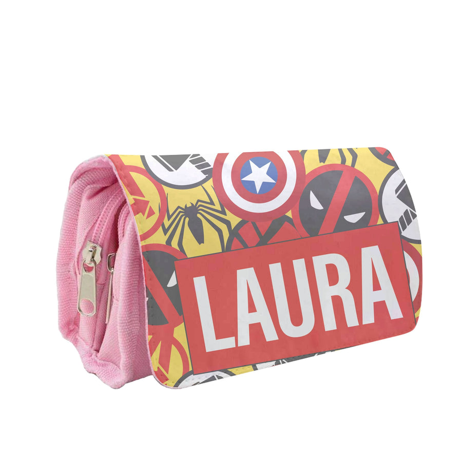 Collage - Personalised Marvel Pencil Case
