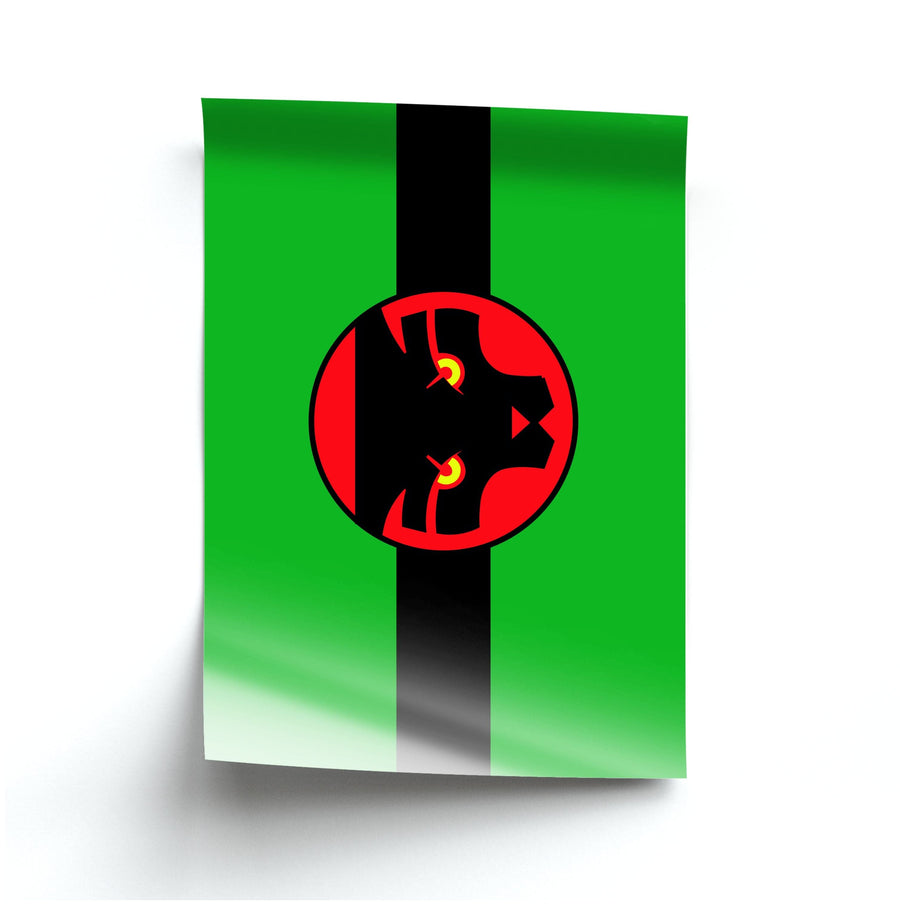 Black Panther Symbol - Black Panther Poster