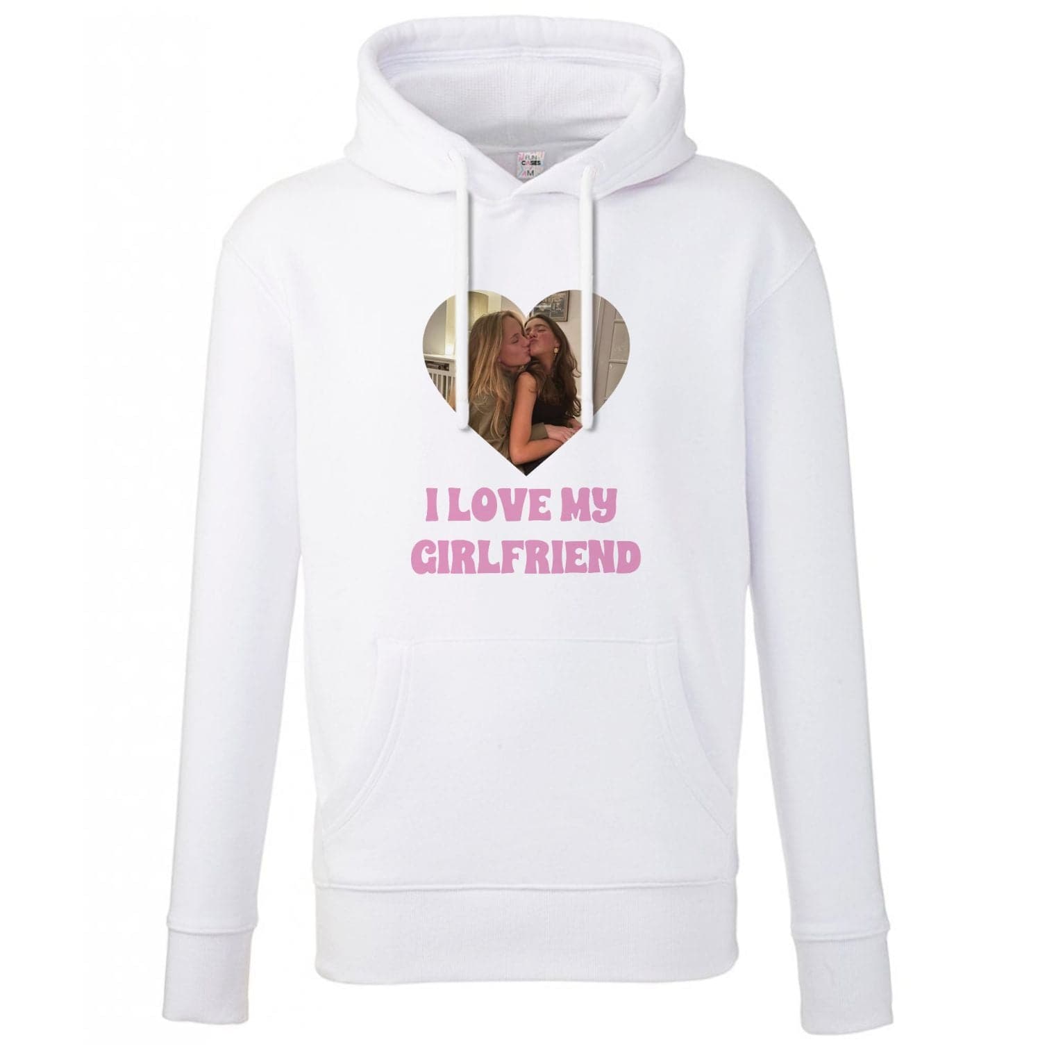 I Love My Girlfriend - Personalised Couples Hoodie