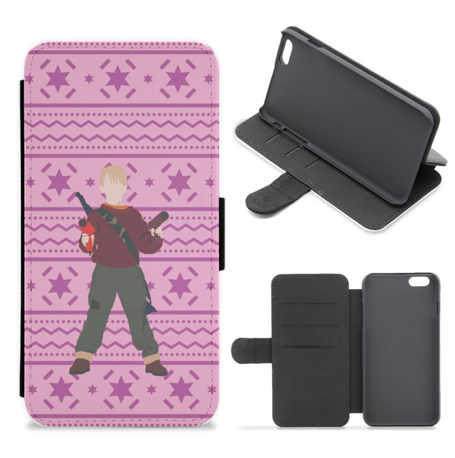 Kevin And Hairdryers - Home Alone Flip / Wallet Phone Case