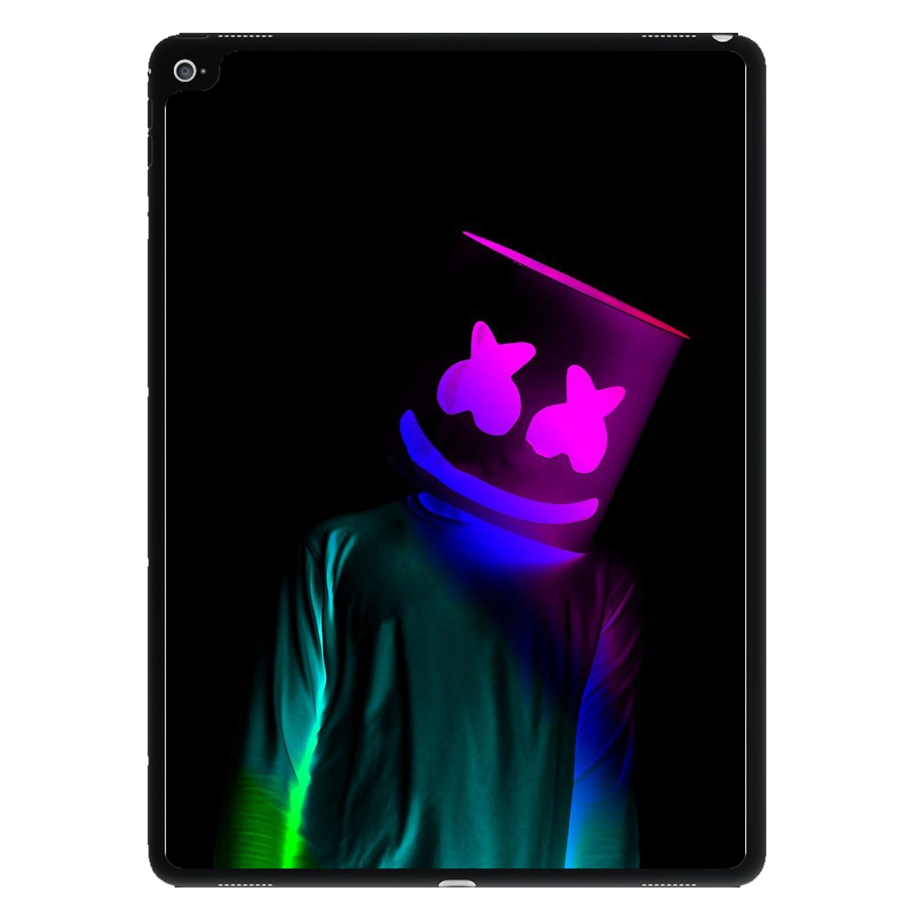 White Helmet DJ In Lights iPad Case