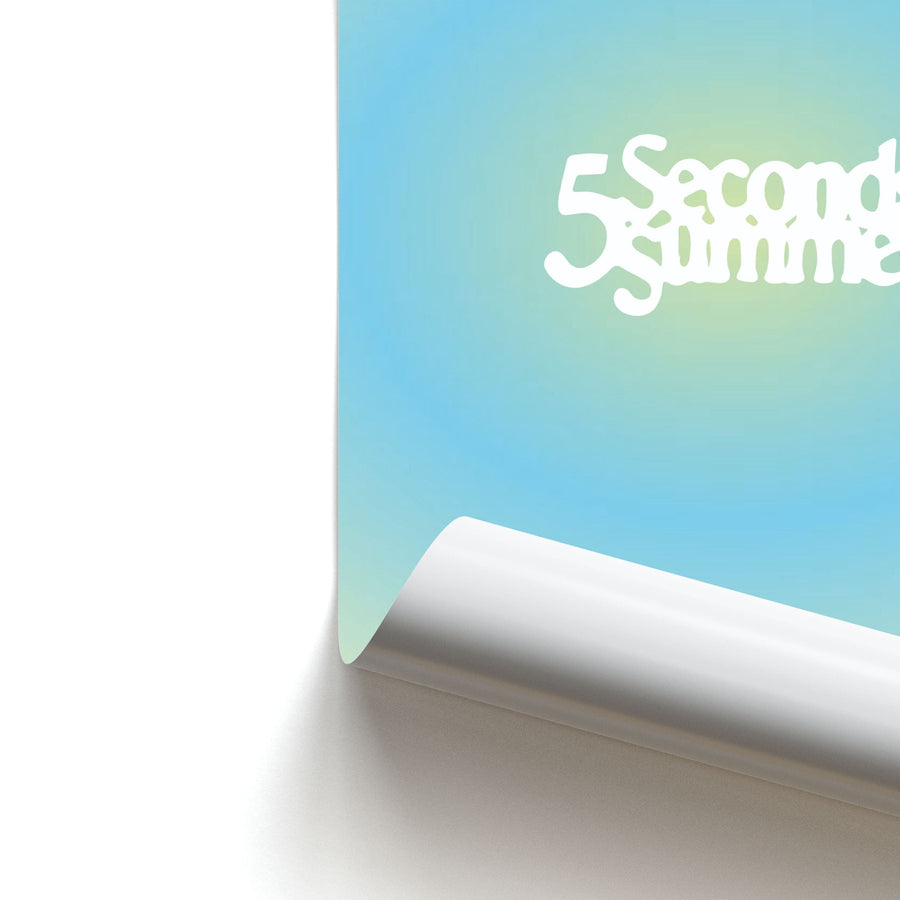 Green And Blue - 5 Seconds Of Summer  Poster