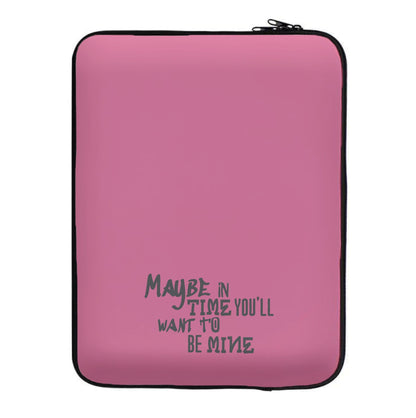 Maybe In Time Laptop Sleeve