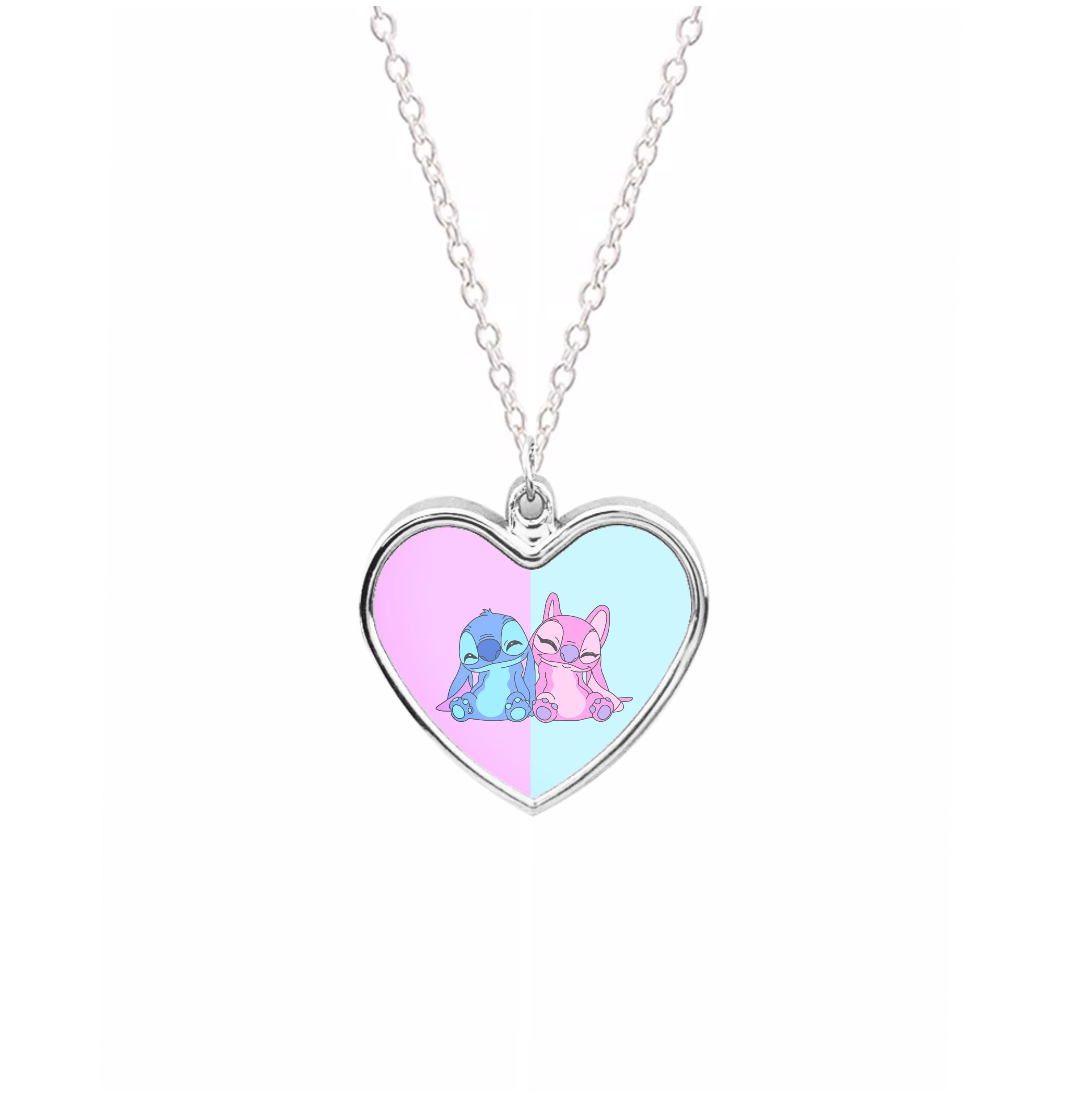 Best Friends - Pink Alien Necklace