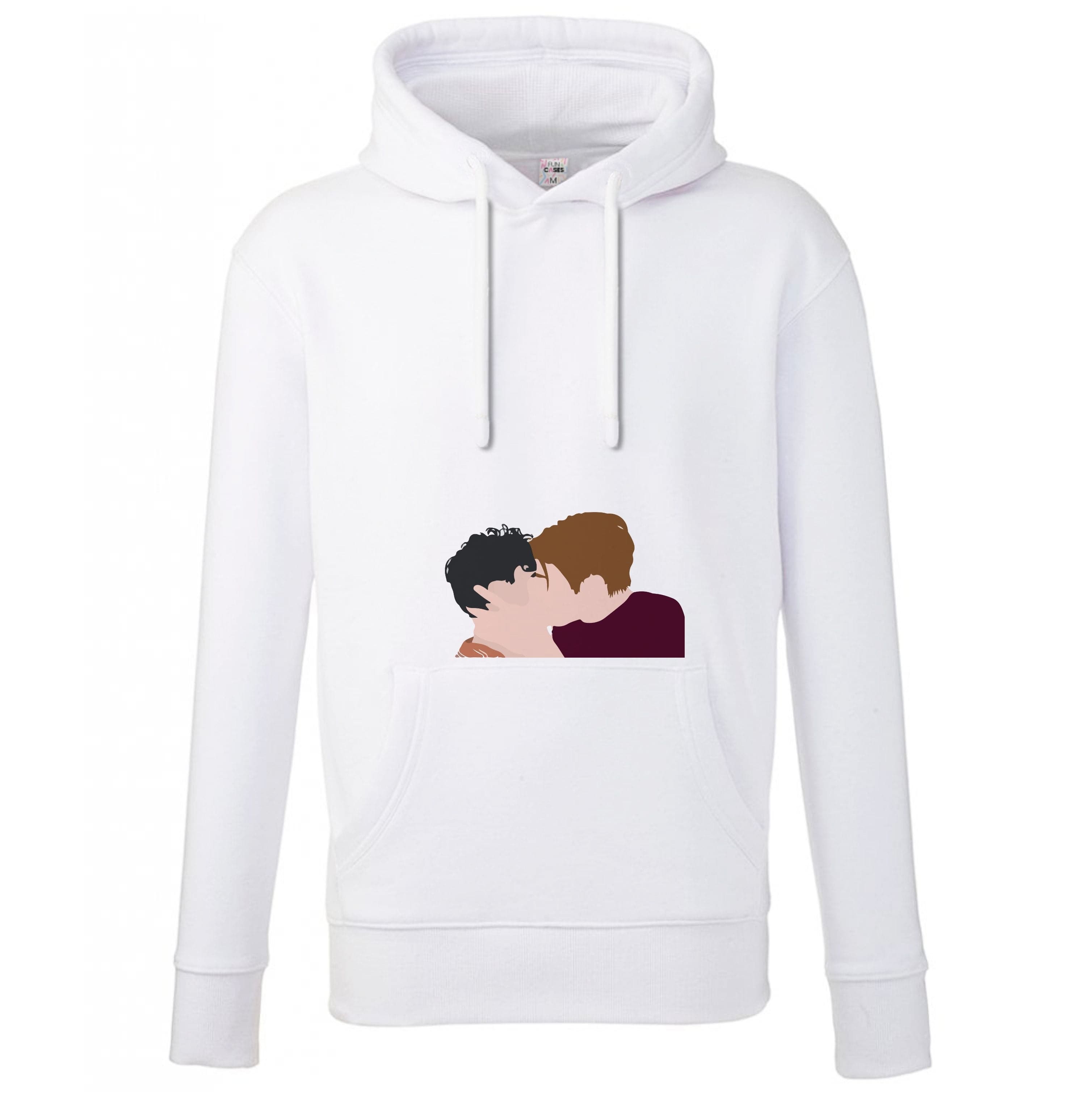 Nick And Charlie Kissing - Heart TV Hoodie