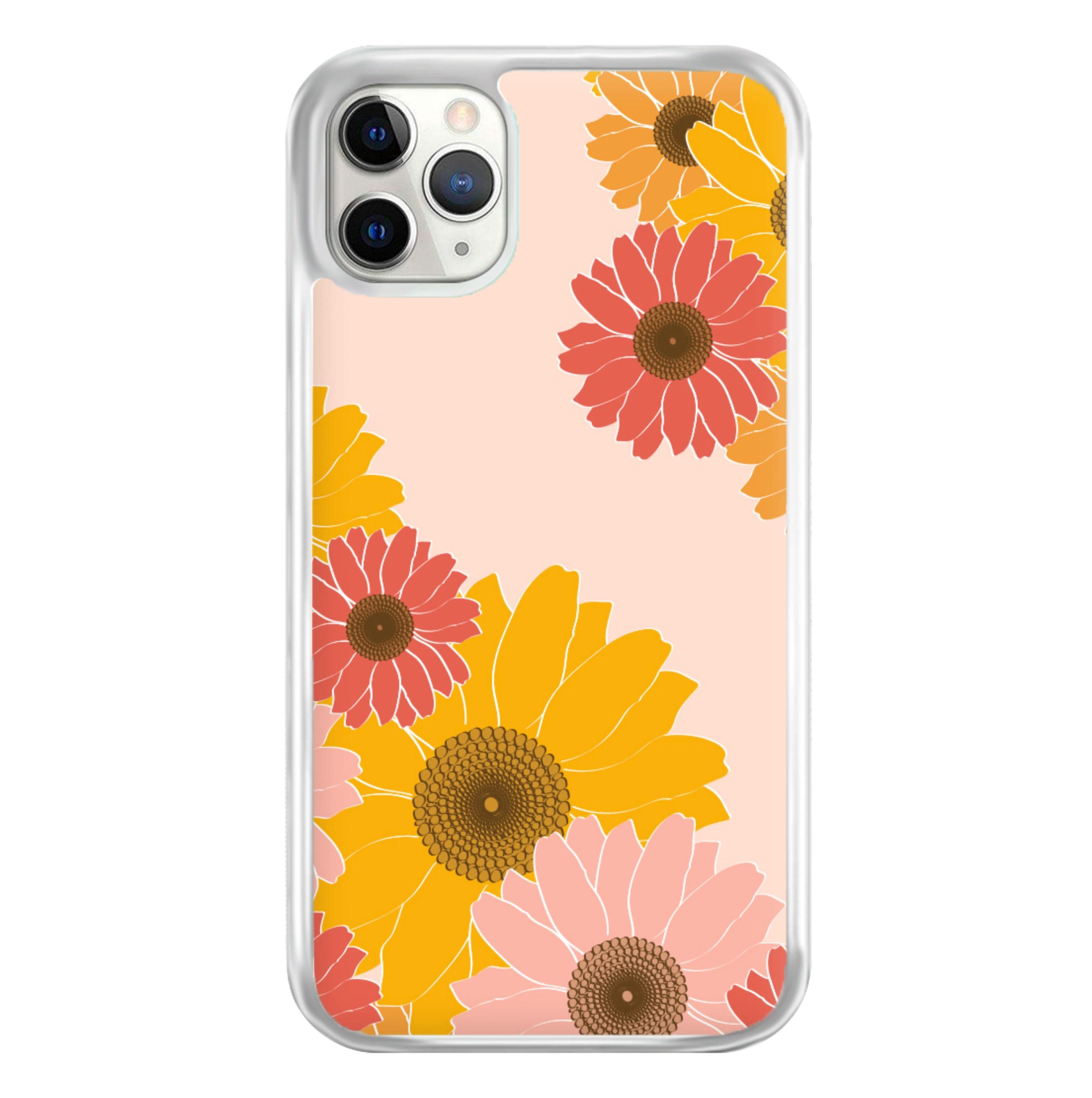 Sunflower Floral Pattern Phone Case