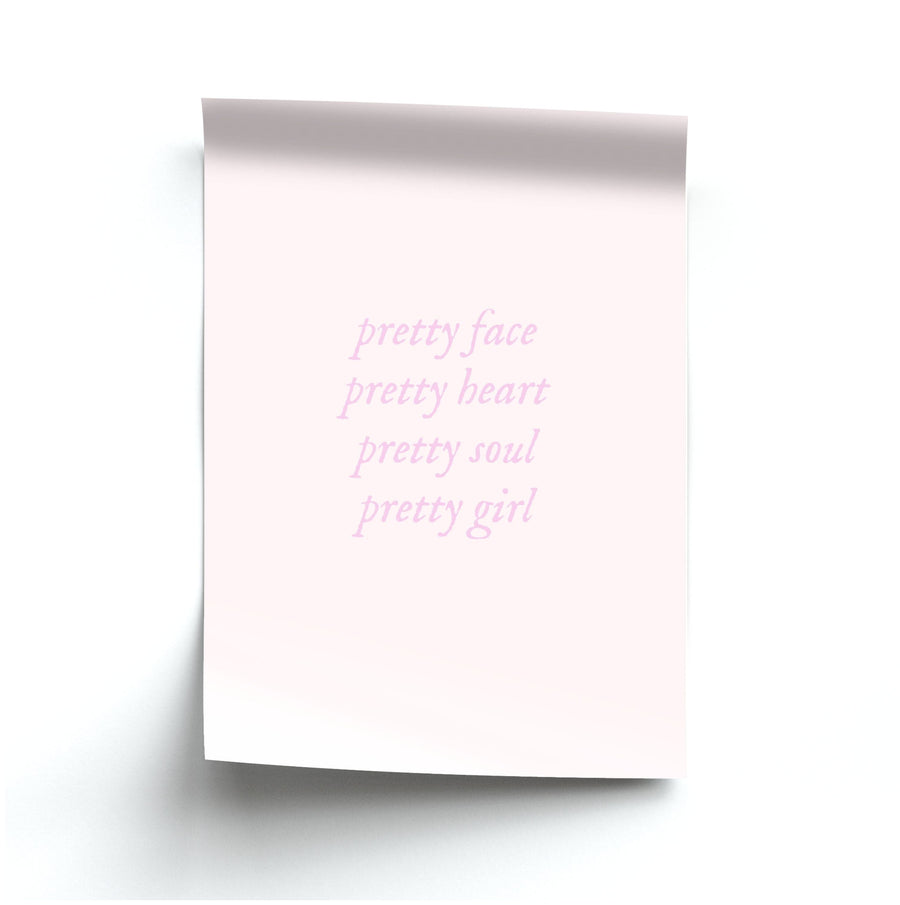Pretty Girl - Clean Girl Aesthetic Poster