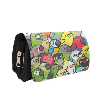 Everybirdy Pattern Pencil Case