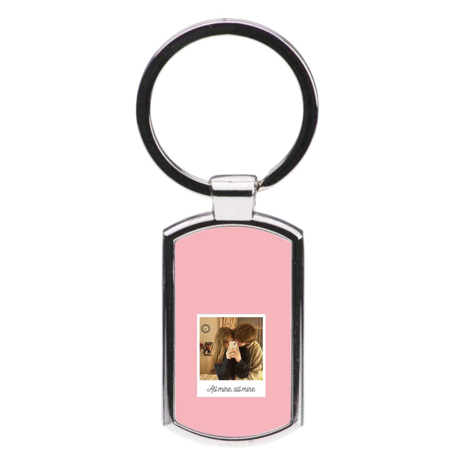 All Mine, All Mine - Personalised Couples Luxury Keyring