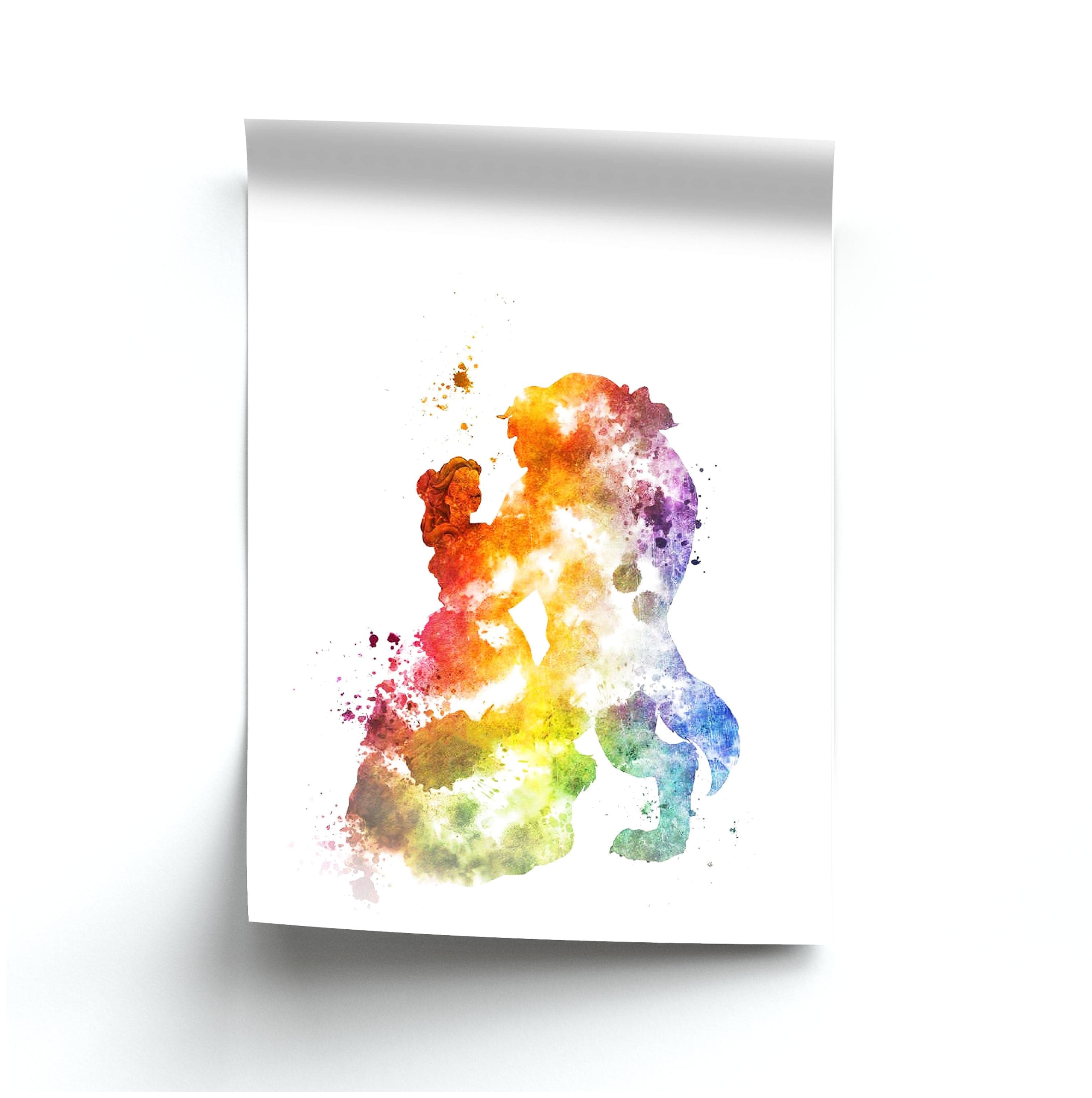 Watercolour Beauty Fairytale Poster