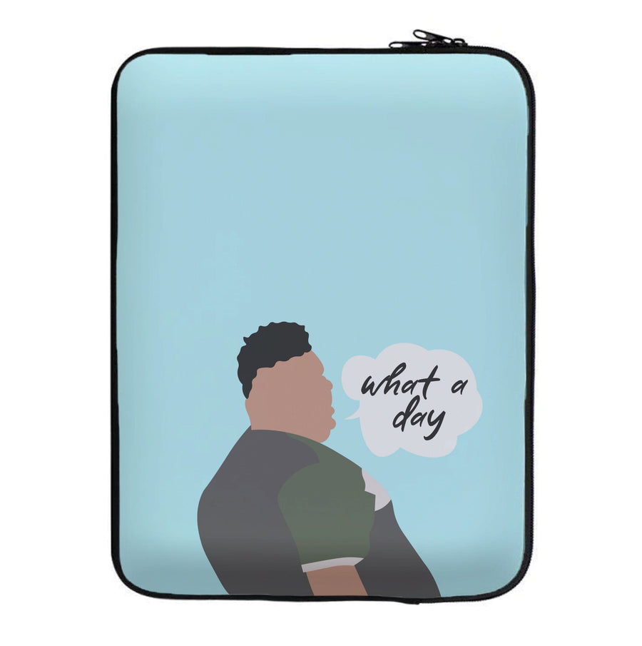 What A Day - British Pop Culture Laptop Sleeve
