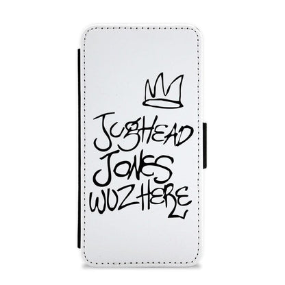 Jughead Jones Woz Here - Riverdale Flip / Wallet Phone Case - Fun Cases