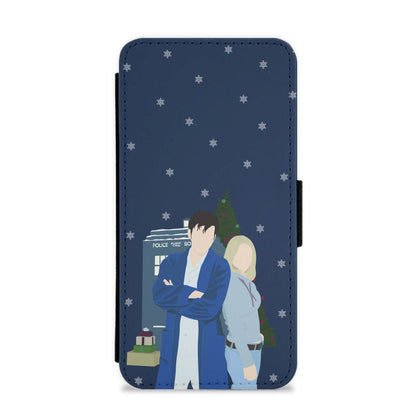 Rose And The Doctor Flip / Wallet Phone Case