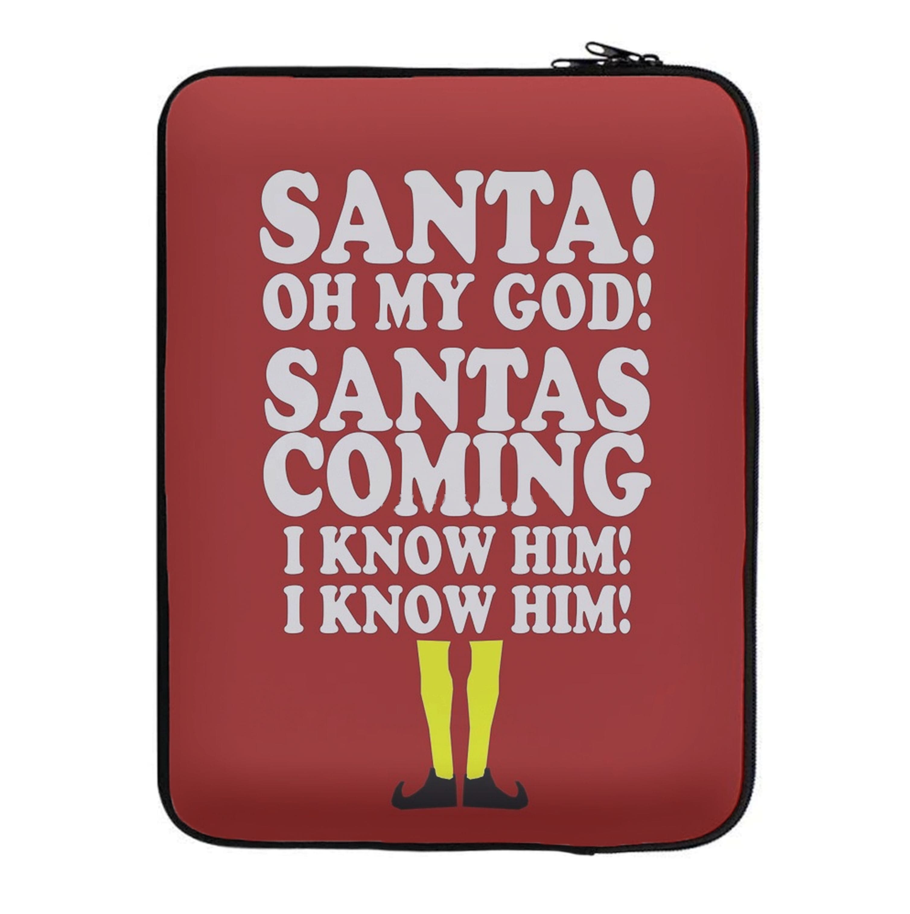 Santa's Coming - Elf Laptop Sleeve