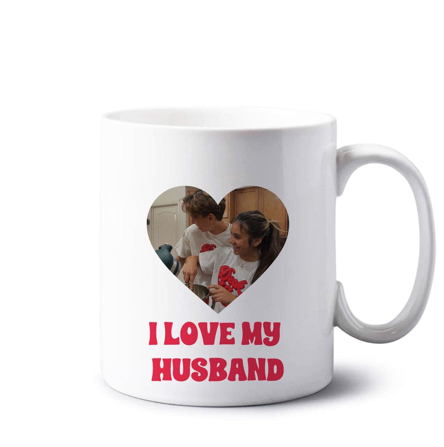 I Love My Husband - Personalised Couples Mug