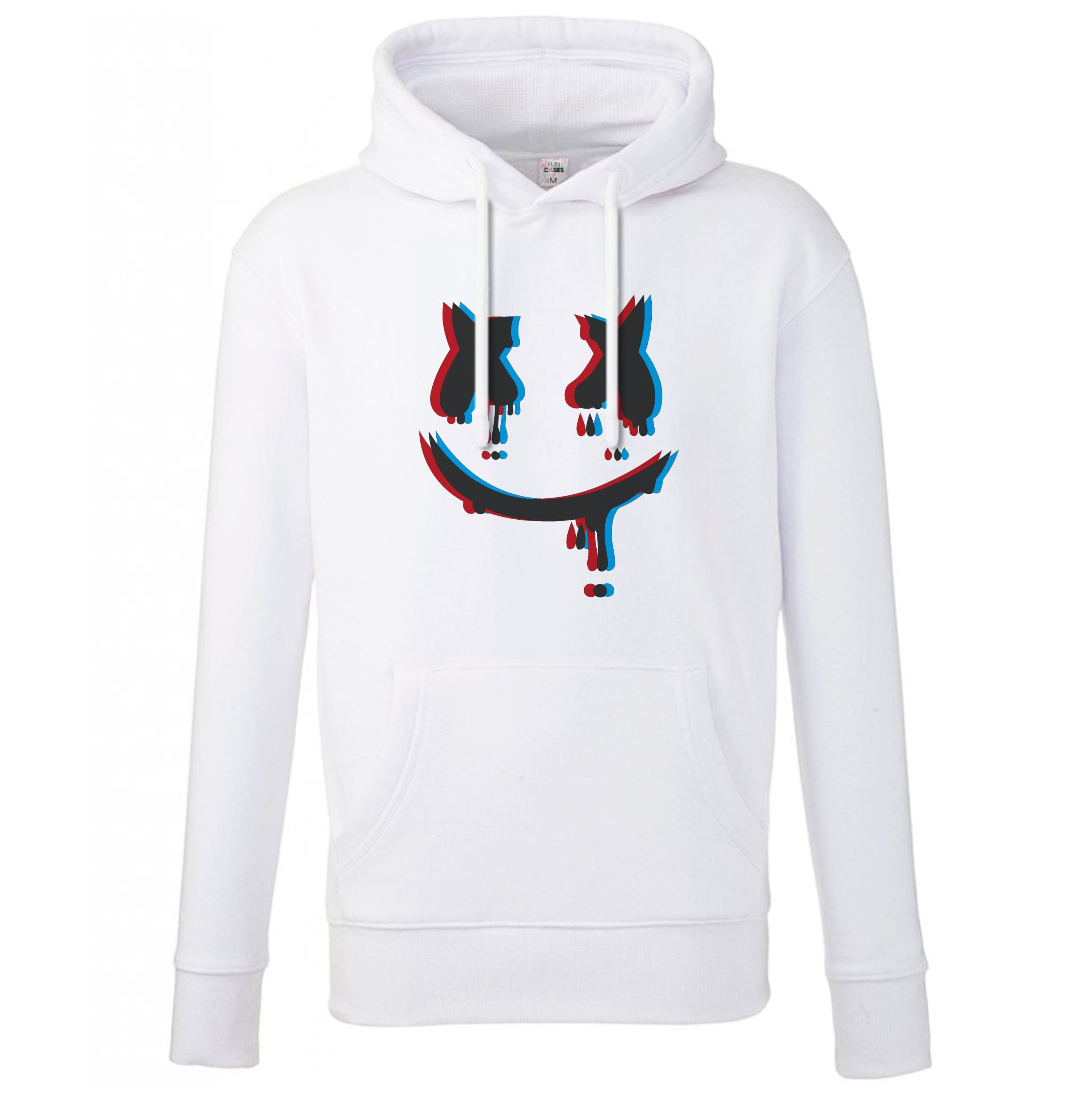 Blue Blur - White Helmet DJ Hoodie