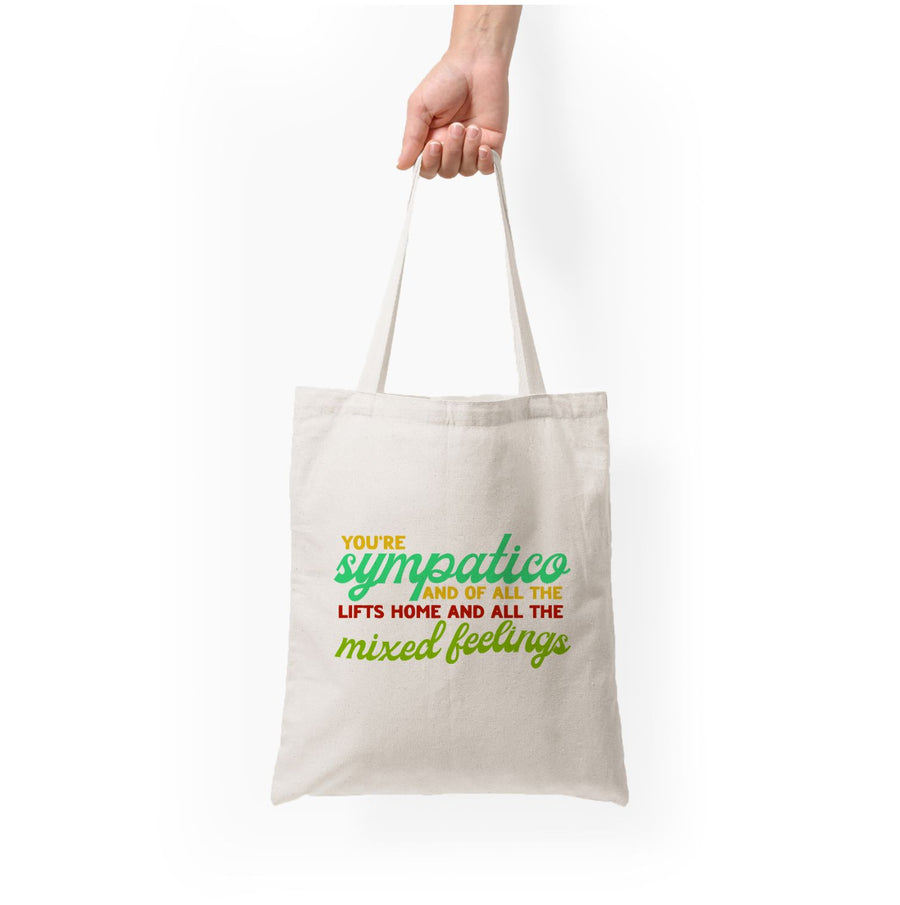 You're Sympatico - Catfish And The Bottlemen Tote Bag
