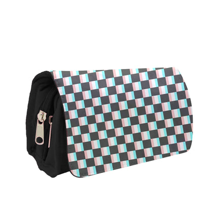 3D Squares - Trippy Patterns Pencil Case