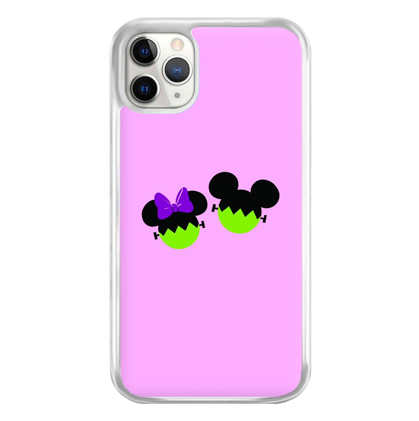 Frankenstein Mikey And Minnie Mouse - Disney Halloween Phone Case