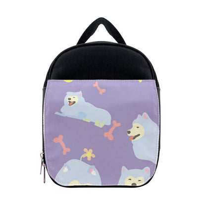 Samoyed - Dog Patterns Lunchbox