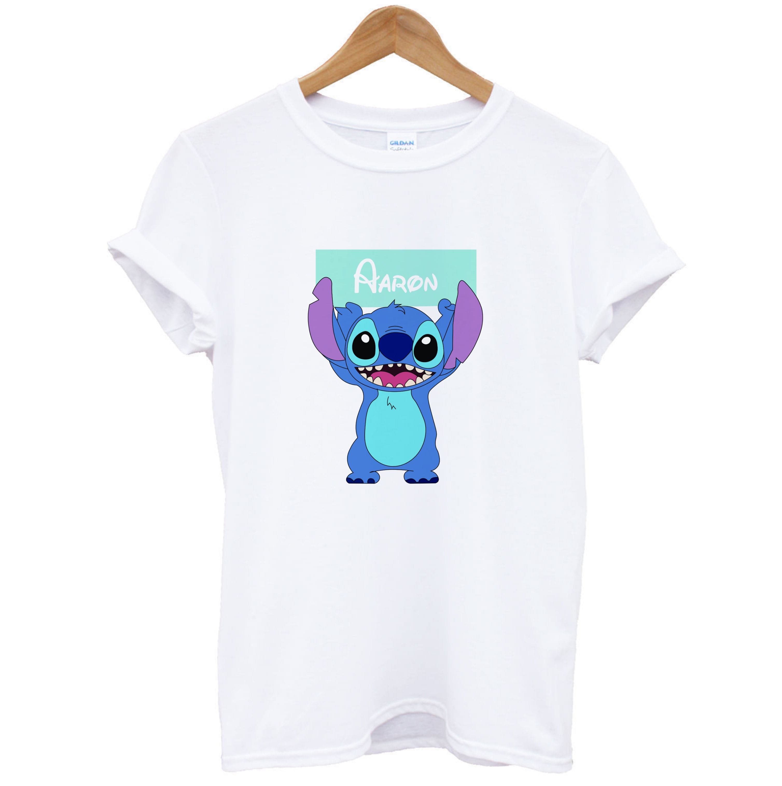 Standing Blue Alien - Personalised Disney T-Shirt