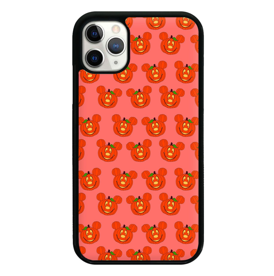 Mickey Mouse Pumpkin Pattern - Disney Halloween Phone Case