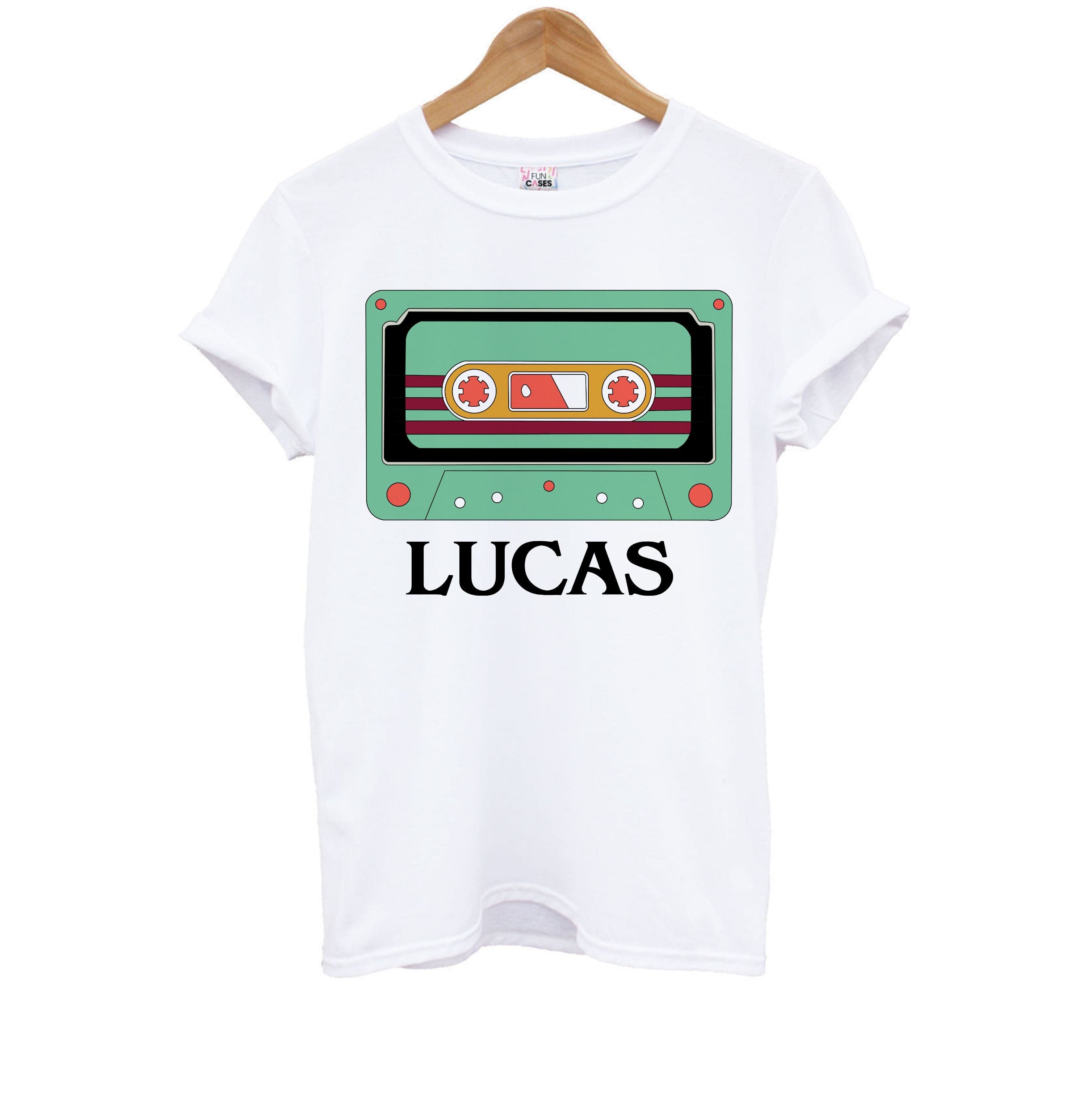 Cassette Tape - Personalised Stranger Kids T-Shirt