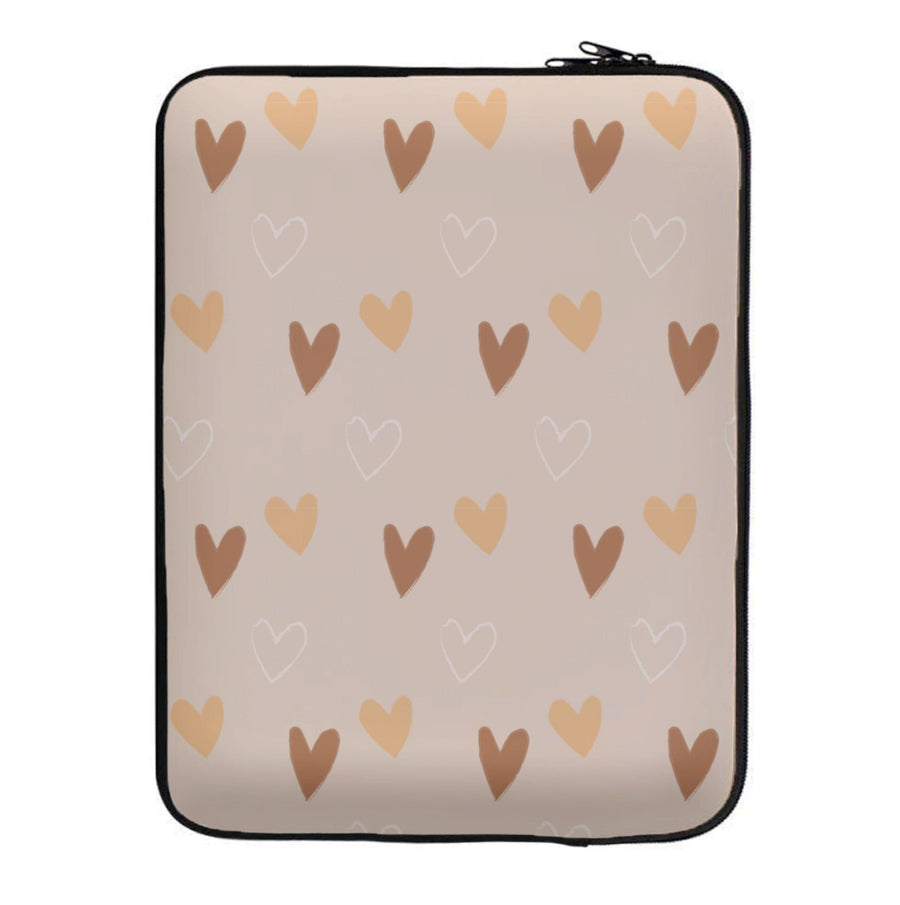 Cute Love Heart Pattern Laptop Sleeve
