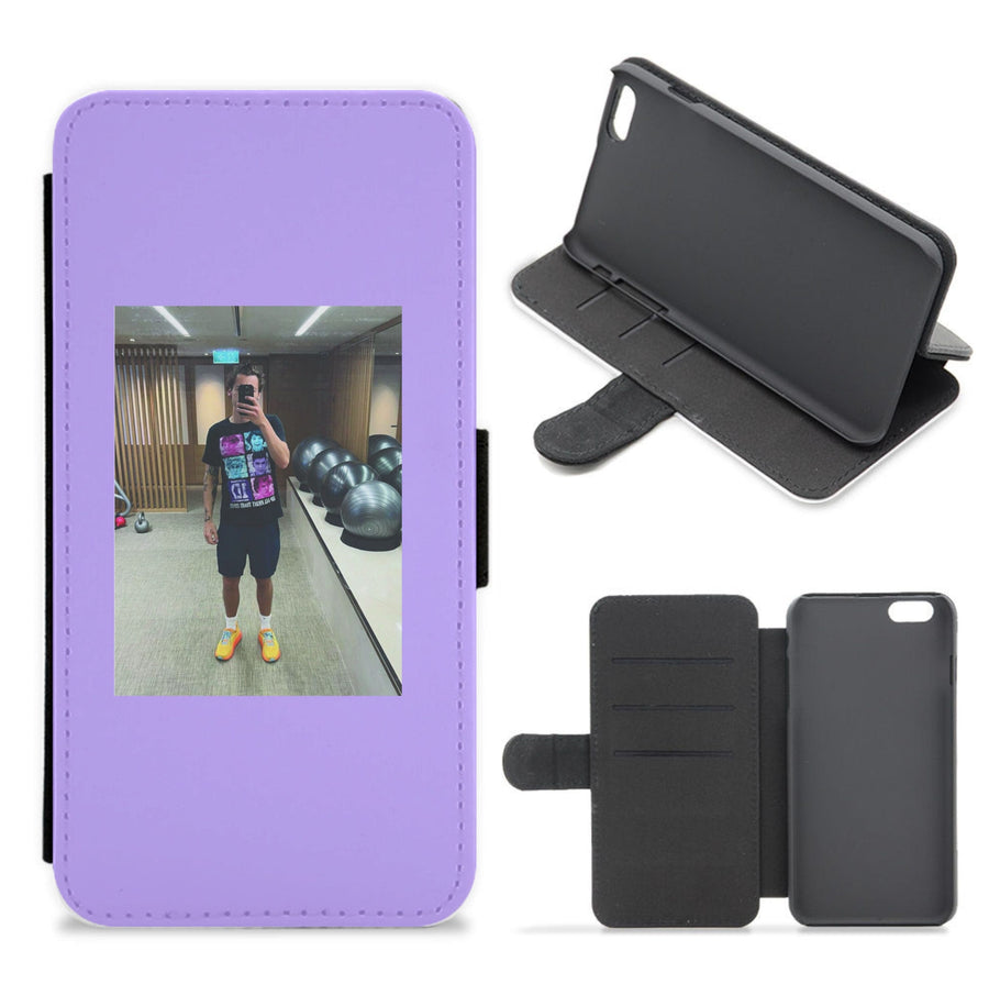 Gym Selfie - Harry Flip / Wallet Phone Case
