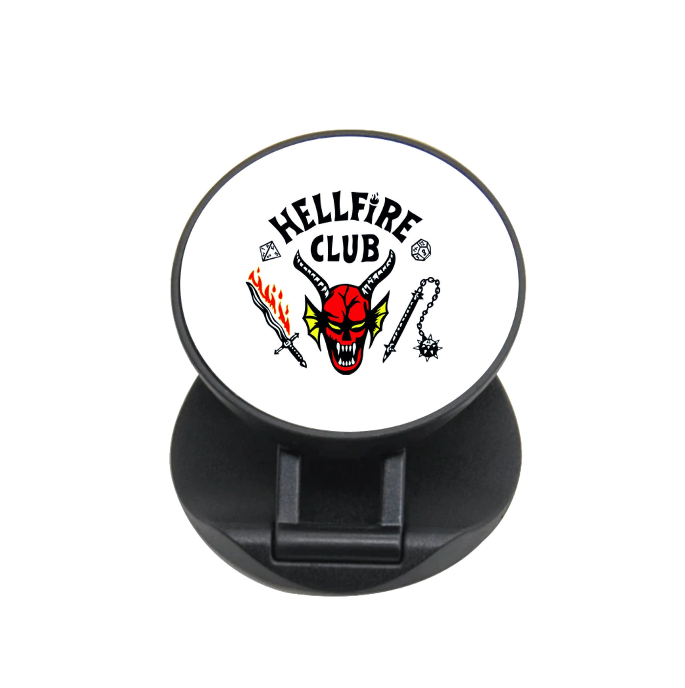 Hellfire Club Logo - White FunGrip