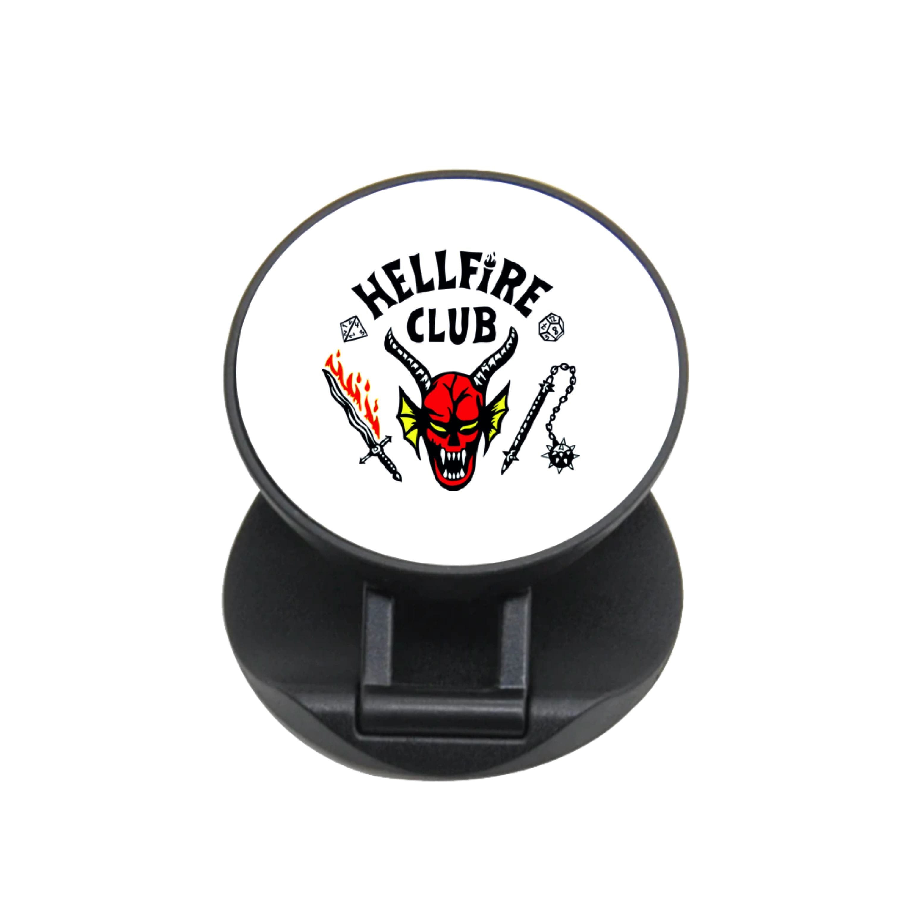 Hellfire Logo - White FunGrip