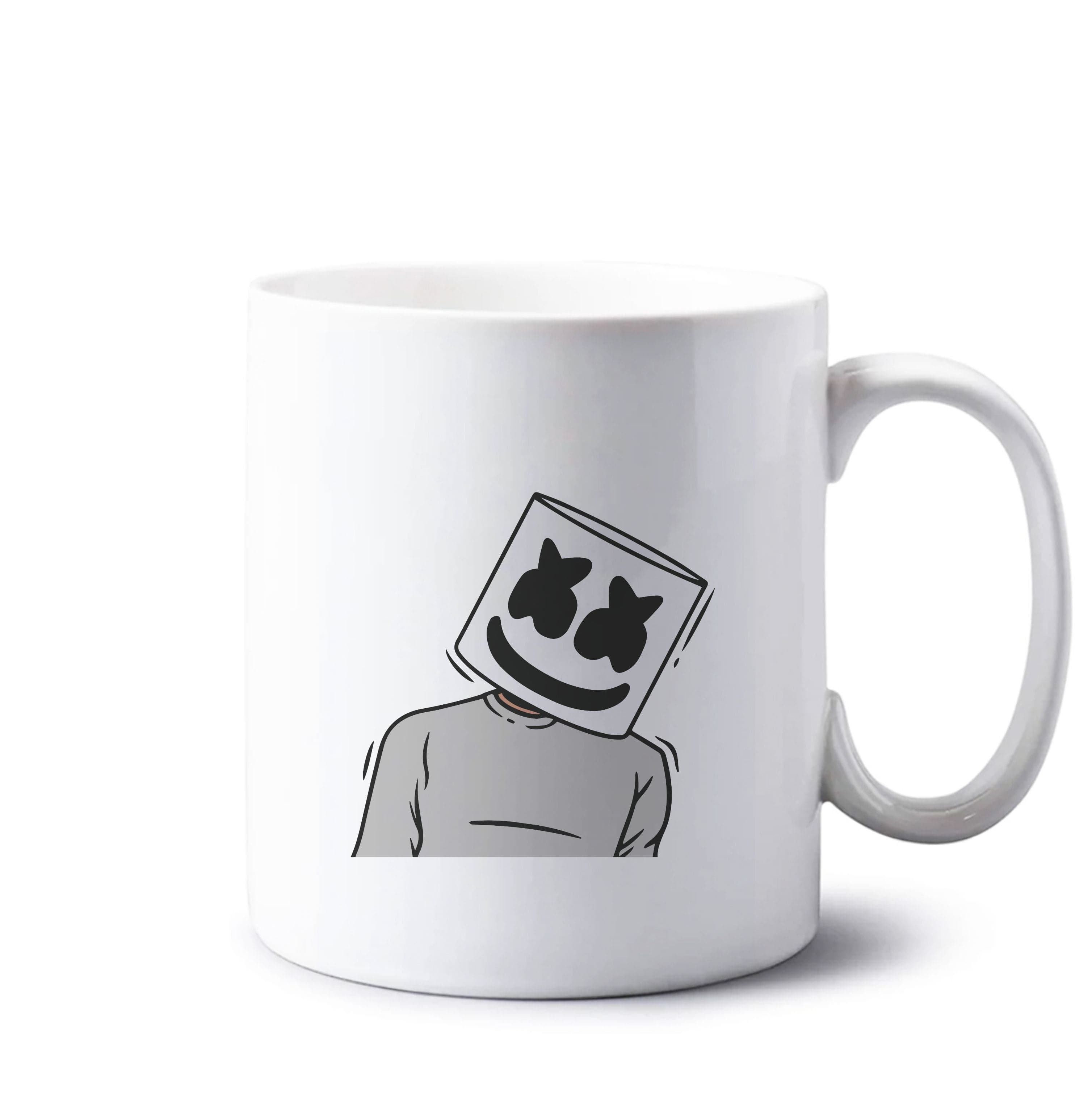 Grey Shirt - White Helmet DJ Mug