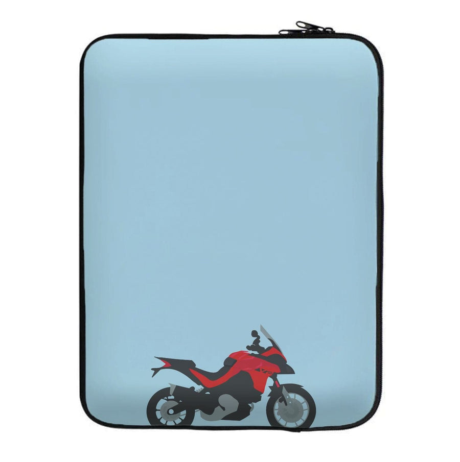 Red Motorbike - Moto GP Laptop Sleeve