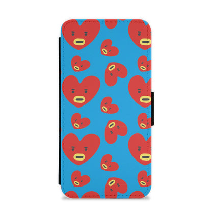 BTS Hearts - K Pop Flip / Wallet Phone Case