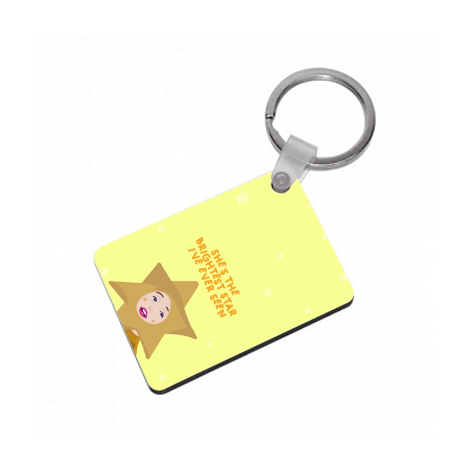 She's The Brightest Star I've Ever Seen - Christmas Keyring