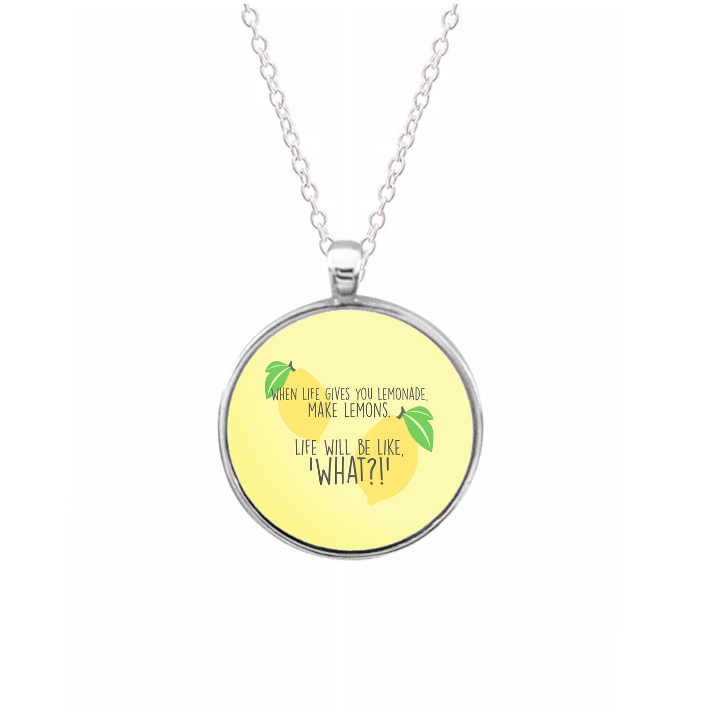 When Life Gives You Lemonade - TV Quotes Necklace