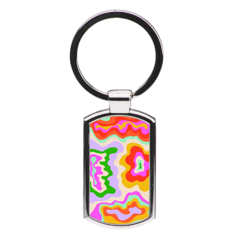 Abstract Patterns 25 Luxury Keyring