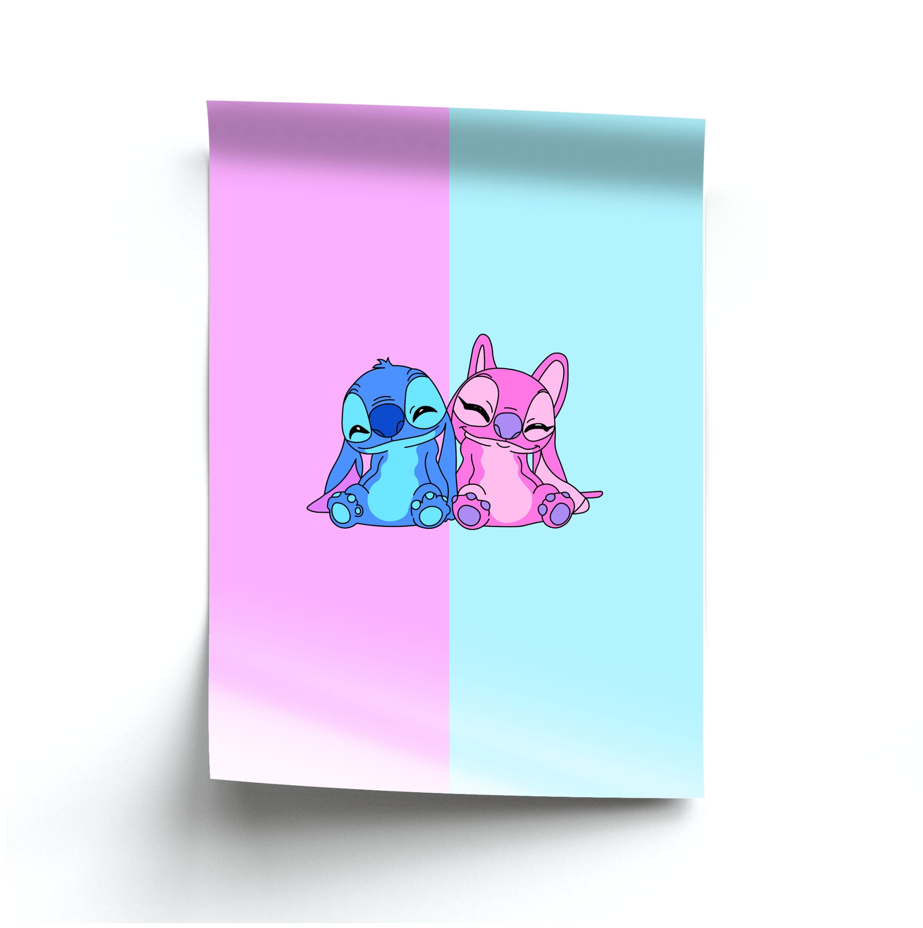 Best Friends - Pink Alien Poster