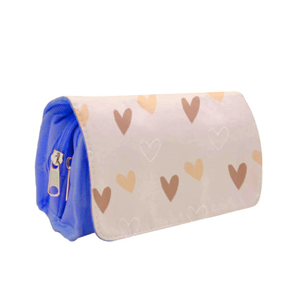 Cute Love Heart Pattern Pencil Case