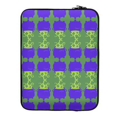 Cauldron Pattern - Halloween Laptop Sleeve