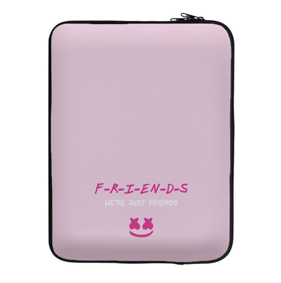 We're Just Friends - Marshmello Laptop Sleeve