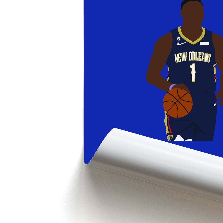 Zion Williamson - Basketball Poster