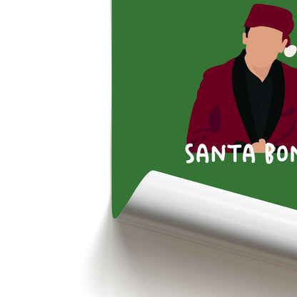 Santa Bond Poster