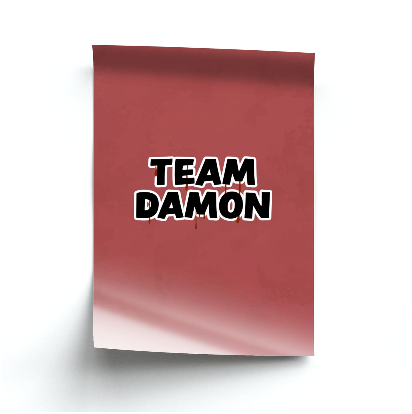 Team Damon - Vampire Diaries Poster