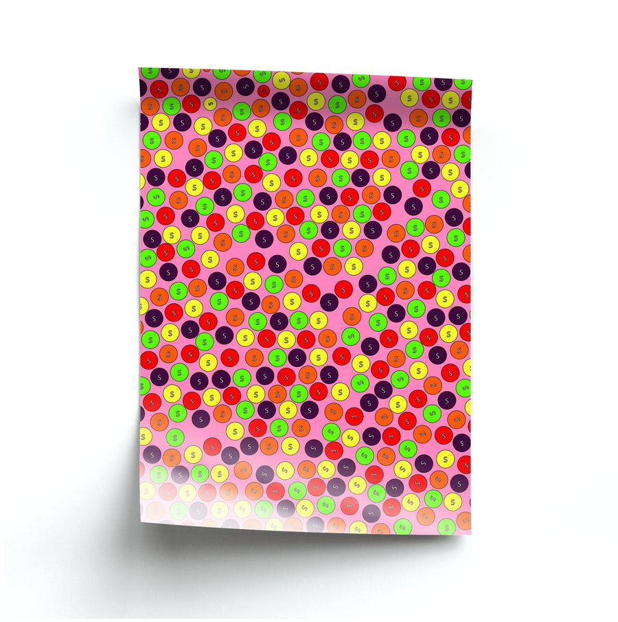 Skittles - Sweets Patterns Poster