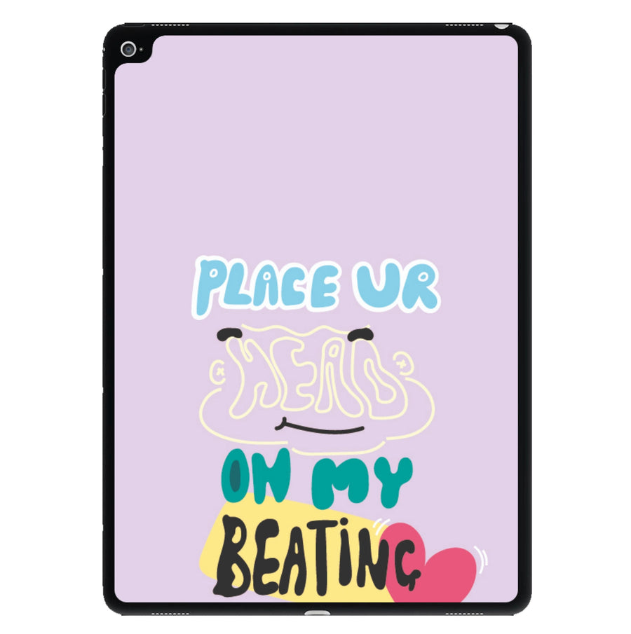 Place ur head on my beating - Ed Sheeran iPad Case