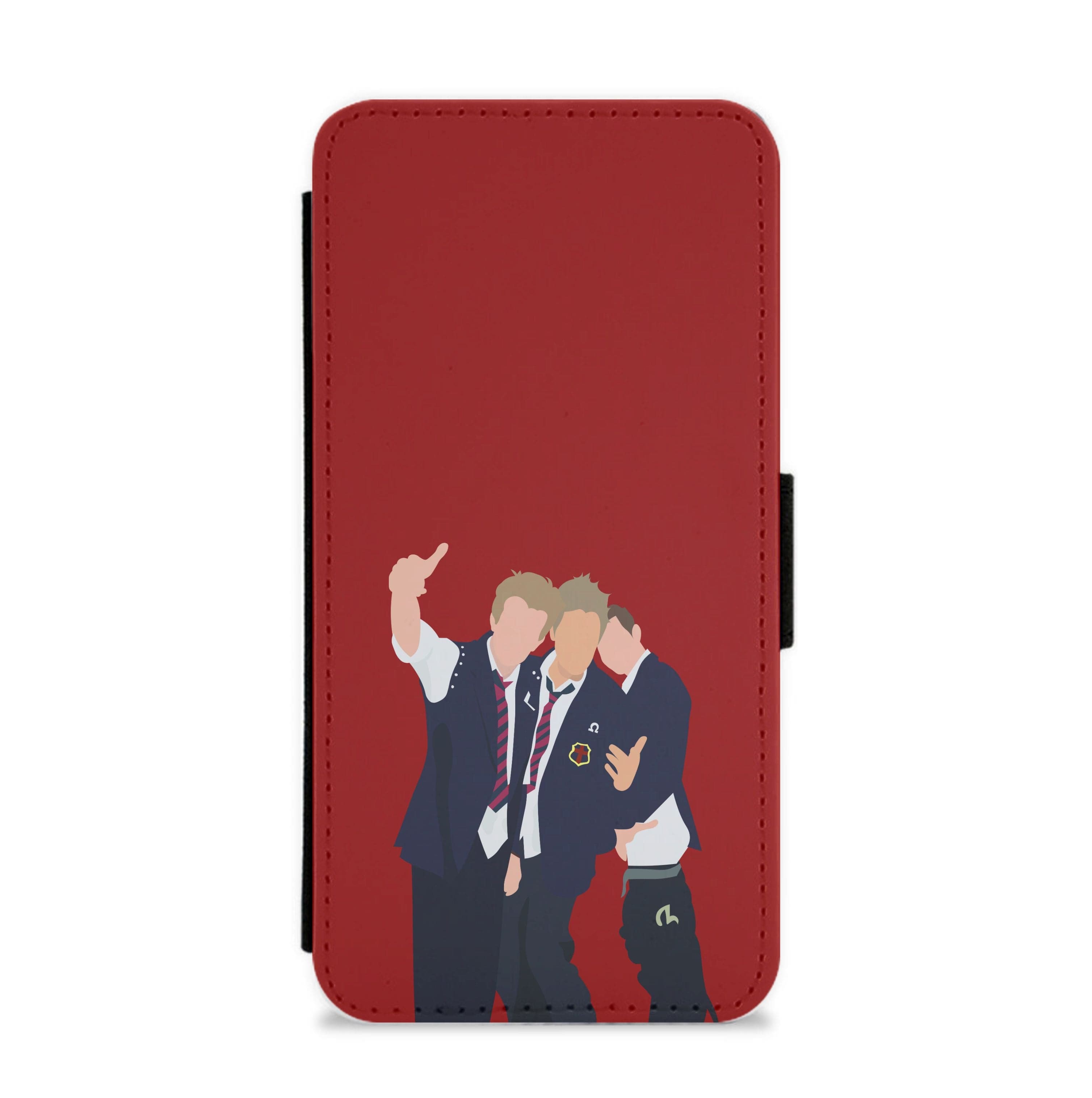 School Clothes - Bust Band Flip / Wallet Phone Case