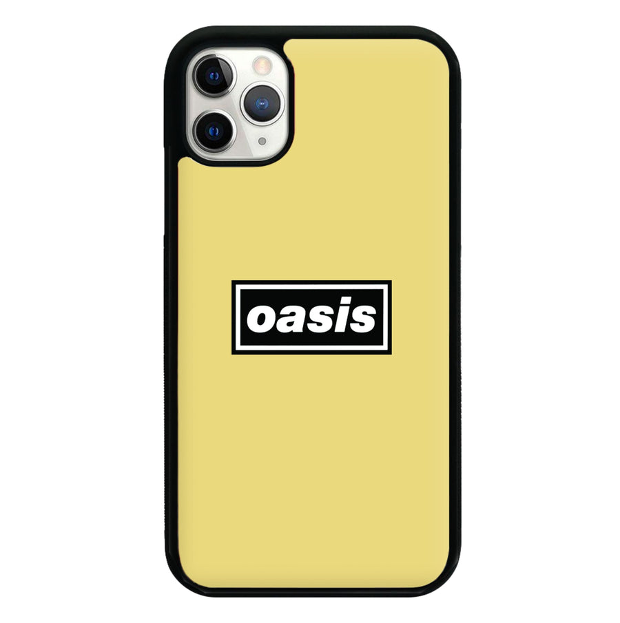 Band Name Yellow - Oasis Phone Case